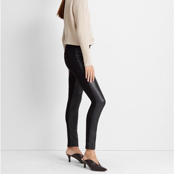 Club Monaco Tasha Faux Leather Legging - Picture 1 of 5